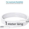 Realpower RealPower įkrovimo/duomenų kabelis USB-C į USB-C 1m baltas 3A