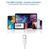 Realpower RealPower įkrovimo/duomenų kabelis USB-C į USB-C 1m baltas 3A