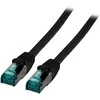 Efb Elektronik EFB RJ45 jungiamasis kabelis S/FTP, Cat.6A, LSZH, 10m, juodas