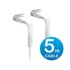 UBIQUITI YPAČ PLONAS PATCH CABLE SU LENKAMAIS AUKŠTAIS SUKURTAS MONTAVIMO LANKSTUMUI / Baltas / 5 M