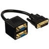 „Gembird“ DVI skirstytuvas su 2 VGA jungtimis, perjungiančiomis DVI į VGA, 0,3 m