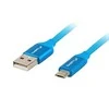 LANBERG CA-USBM-20CU-0018-BL laidas Premium Quick Charge 3.0 USB Micro-B M A M 1.8M Mėlyna