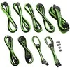 LG CableMod PRO ModMesh Cable Extension Kit – juodos spalvos/hellžalios spalvos