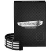 CableMod C-Series PRO ModMesh 12VHPWR Cable Kit for Corsair RM, RMi, RMx (Juodas Label) – juodos spalvos/baltos spalvos