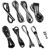 CableMod C-Series PRO ModMesh 12VHPWR Cable Kit for Corsair RM, RMi, RMx (Juodas Label) – juodos spalvos/baltos spalvos