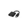 GEMBIRD AB-DPM-HDMIF-002 DisplayPort kištukas į HDMI kištuką, 10 cm, juodas, blisterinė pakuotė