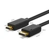 Kabelis Ugreen DP101 DisplayPort to HDMI 1.5m juodas