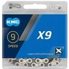 Grandinė KMC X9 Sidabrinis/Pilkas 9-speed 122-links