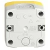 Schneider Electric Kasetė su saugos mygtuku sukant 1Z 1R geltona IP65 (XALK178E)