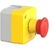 Schneider Electric Kasetė su saugos mygtuku sukant 1Z 1R geltona IP65 (XALK178E)