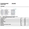 Schneider Electric 2 skylės dėklas 22mm pilkas IP65 - XALD02
