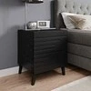 Cama Meble Naktinis Staliukas - Nova 44x40x52 Matinė Juoda