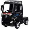 Lean Cars Vaikiškas elektromobilis sunkvežimis Mercedes Actros juodas lakuotas su MP4