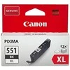 CANON 1LB CLI-551XLBK rašalo kasetė juodas didelės talpos 11ml 4,425 puslapiai 1 pak. XL