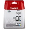 CANON 1LB PG-545 / CL-546 rašalo kasetė juodas ir spalva standartinė talpa bk: 180p cl: 180p 2 pakuočių lizdinė plokštelė be signalizacijos