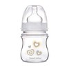 Canpolbabies CANPOL BABIES plataus kaklelio buteliukas EASYSTART ANTI-COLIC, beige hearts, 120 ml, 35/216