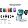 Universalus Belaidis įkroviklis Canyon 3in1 Wireless Charger WS-303, tinka vienu metu įkrauti Apple Watch, iPhone ir Airpods