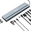 CANYON hub DS-90 14in1 USB-C Kosminė pilka