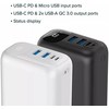 CANYON maitinimo blokas PB-301 LED 30000 mAh PD 20W QC 3.0 baltas