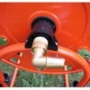 BRADAS ritė sodo žarnai, su ratais ALUMINIOWY 90mb 3/4" ZINCATO