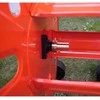 BRADAS ritė sodo žarnai, su ratais ALUMINIOWY 90mb 3/4" ZINCATO