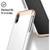 Caseology Savoy dėklas, skirtas iPhone Xs / X (baltas)