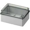 Elettrocanali Paviršiaus dėžutė su skaidriu dangčiu IP65 150 x 110 x 70 mm pilka (EC420C5)