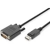 Kabelis Digitus Rodyti Uostas - DVI-D 3m juoda (DB-34031-030-S)