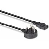 Maitinimo Laidas - LINDY UK 3 Pin į C13 Maitinimo Laidas, 3 m, Juodas