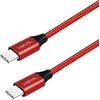 LOGILINK CU0155 LOGILINK – USB 2.0 laidas, USB-C į USB-C, raudonas, 0,3 m