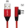 LOGILINK CU0149 LOGILINK – USB 2.0 į mikro-USB (90 kampu) kištukas, 0,3 m