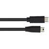 GoodConnections Good Connections Anschlusskabel 1m USB 2.0 USB-C zu USB 2.0 Mini-B juodas