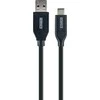 USB kabelis Schwaiger USB-A - USB-C 0,5 m Juodas (LK050C 533)