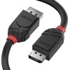 DisplayPort Kabelis - LINDY Juodas Line DisplayPort 1.2 Kabelis, M/M, 1 m, Juodas