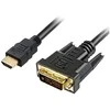 Sharkoon 1m - HDMI/DVI-D - 1 m - HDMI - DVI-D - Male - Male - 1920 x 1080 pikselių