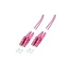 Efb Elektronik EFB Duplex Jumper LC-LC 50/125,OM4,LSZH,violett,1.2mm,1m