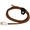 USB kabelis Holdit USB-A - Žaibas 1 m ruda (612662)