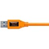 Tether Tools TetherPro USB 3.0 A/Micro B 4,6m oranžinis
