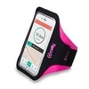 Dėklas CELLY ARMBAND UP TO 6.2" Juodas/Rožinis