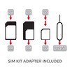 Adapteris Kit nano/microSIM/SIM Celly juodas