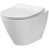 WC dangtis Cersanit, City Oval Slim, lėtai nusileidžia