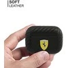 Dėklas Ferrari FESAPCABK AirPods Pro dangtelis juodas/juodas On Track PU Carbon