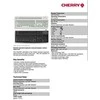 Klaviatūra Cherry G83-6105Lungb-2 UK USB Juodas