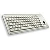 Klaviatūra CHERRY G84-4400 Compact ML jungikliai, integr. Trackball, US-išdėstymas, hellgrau