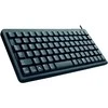 CHERRY kompaktiška mini klaviatūra, 1,75 m USB, UK, juoda G84-4100LCMGB-2 / TB-301
