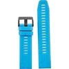 Išmaniojo laikrodžio Garmin greitai atsegamas, silikoninis dirželis, Mėlynos spalvos, 22mm
