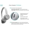 Ausinės Cisco 730 WIRELESS DUALON-EAR HEADSED - USB-A BUNDLE - PLATINUM