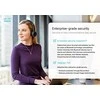 Ausinės Cisco 730 WIRELESS DUALON-EAR HEADSED - USB-A BUNDLE - PLATINUM