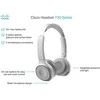 Ausinės Cisco 730 WIRELESS DUALON-EAR HEADSED - USB-A BUNDLE - PLATINUM