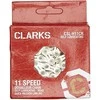 Clarks Ciklo grandinė YBN CSL -H11CR ŠIMANO CAMPAGNOLO SRAM (11 veikia, 1 / 2 "x11 / 128)", 116 ląstelių, 5,6 mm, grandinės klipas, super šviesa, Chrome) Self- tepimo sidabras